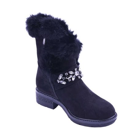 Graf n Berg női bokacsizma-T451-K439 Black