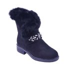 Graf n Berg női bokacsizma-T451-K439 Black