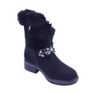 Graf n Berg női bokacsizma-T451-K439 Black
