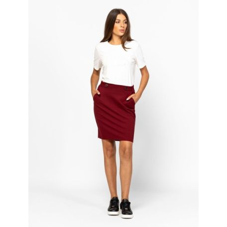 Heavy Tools női szoknya-Nerda Burgundy