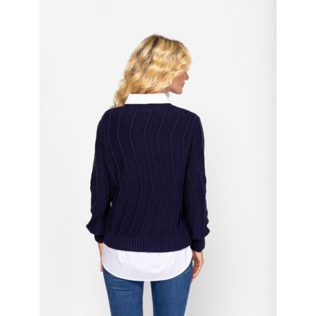 Heavy Tools női pulóver-Hatma Navy