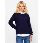 Heavy Tools női pulóver-Hatma Navy