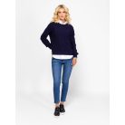 Heavy Tools női pulóver-Hatma Navy