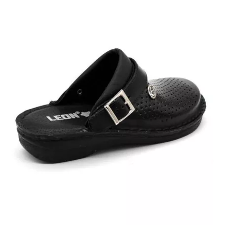 Leon Comfort férfi papucs-V202M Fekete