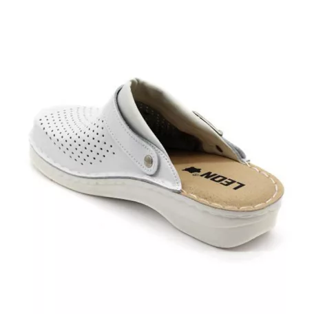 Leon Comfort női papucs-V202 Fehér