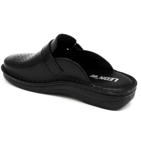 Leon Comfort férfi papucs-V230M Fekete