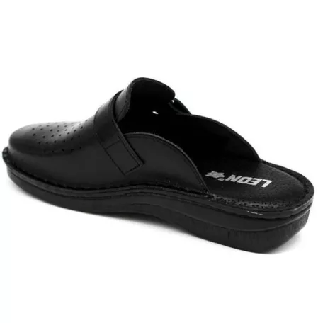 Leon Comfort férfi papucs-V230M Fekete