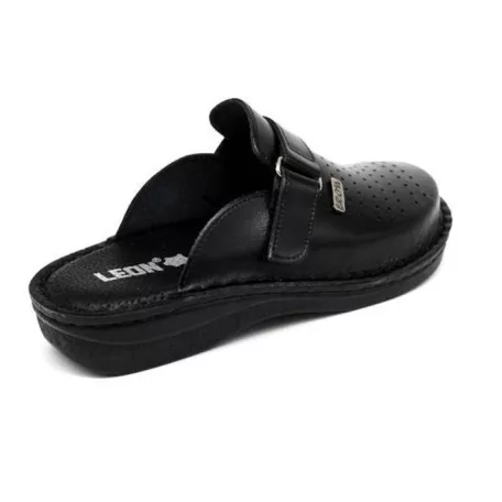 Leon Comfort férfi papucs-V230M Fekete