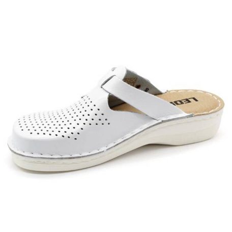 Leon Comfort női papucs-V260 Fehér