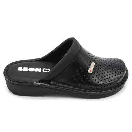 Leon Comfort női papucs-V262 Fekete