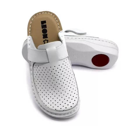 Leon Comfort női papucs-V263 Feher