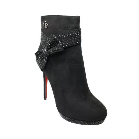 Graf n Berg női bokacsizma-WL128-E69 Black