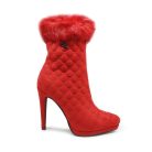 Graf n Berg női bokacsizma-WL133-Q255 Red