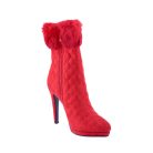 Graf n Berg női bokacsizma-WL133-Q255 Red