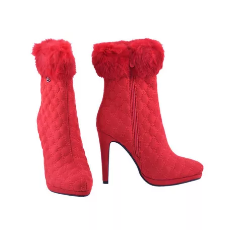 Graf n Berg női bokacsizma-WL133-Q255 Red