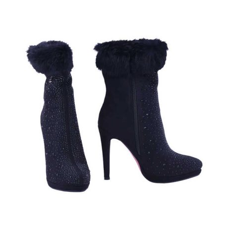 Graf n Berg női bokacsizma-WL133-Q256 Black