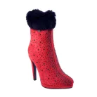 Graf n Berg női bokacsizma-WL133-Q256 Red