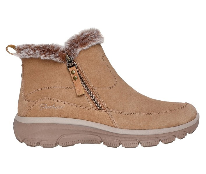 Skechers női bokacsizma-167862-TAN