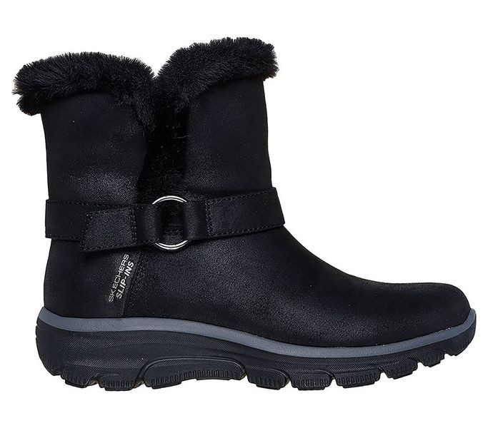 Skechers női bokacsizma-168045-BLK