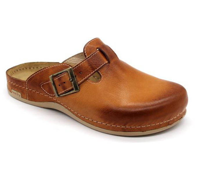 Leon Comfort férfi papucs-707 barna