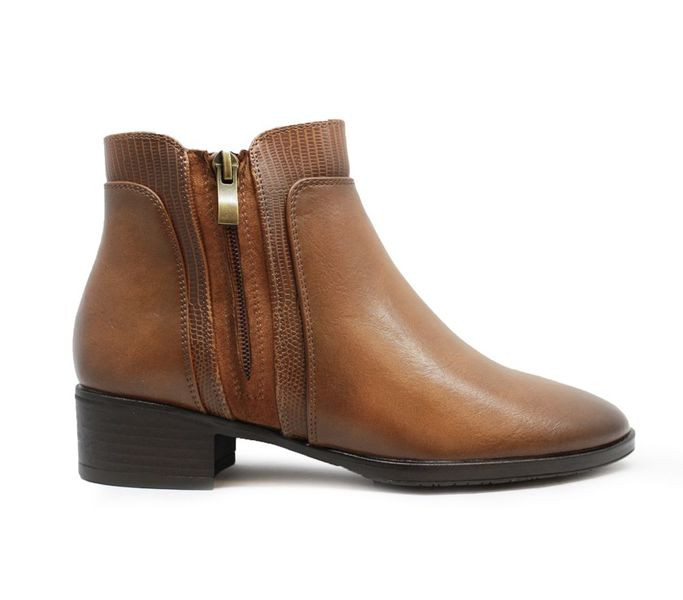 Fashion Shoes női bokacsizma-FS-YCC28 Brown